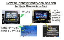 Load image into Gallery viewer, FORD – REVERSE CAMERA SYNC INTERFACE PACKAGE