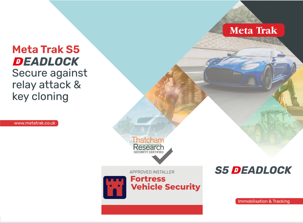 MetaTrak S5 Deadlock w/ remote immobilisation Mobile Install