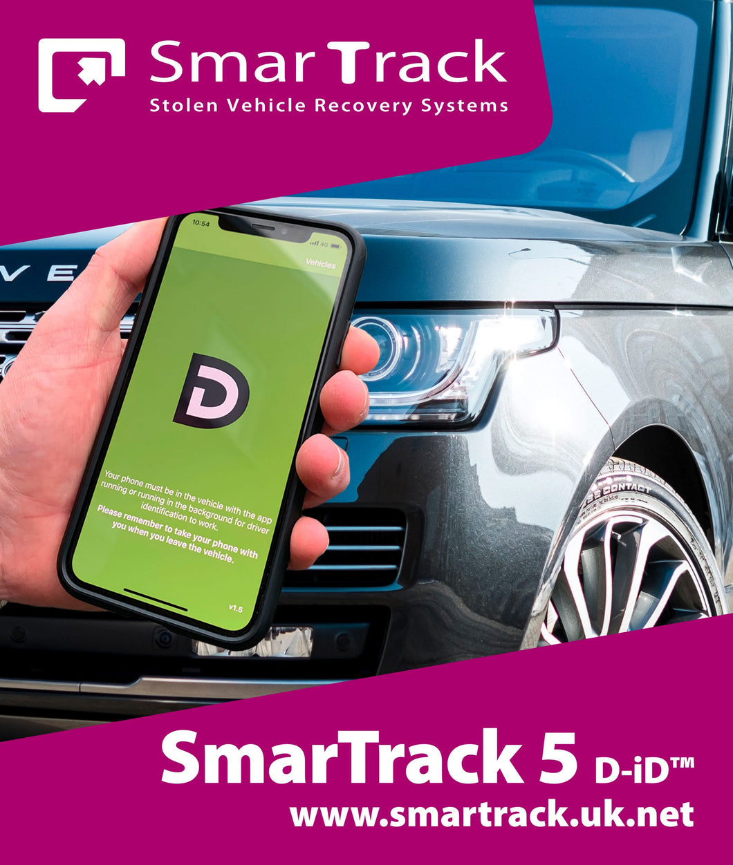 SmarTrack 5+ iMOB Thatcham S5 Tracker 5 Year Warranty