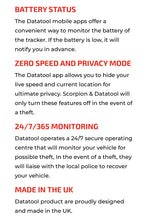 Load image into Gallery viewer, DATATOOL STEALTH (by Scorpiontrack) S5 Motorcyle / ATV Tracker
